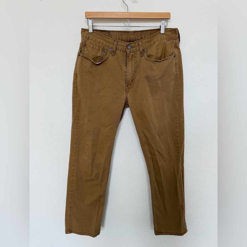 Men’s Levi 514 Straight Fit Jeans 34x30 Brown - Picture 2 of 7